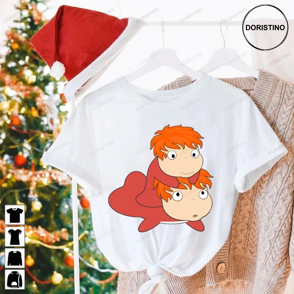 Ponyo Cartoon Awesome Shirts